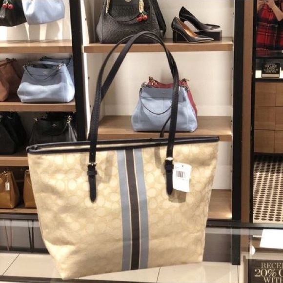 Coach Signature Tote - Picture 2 of 13